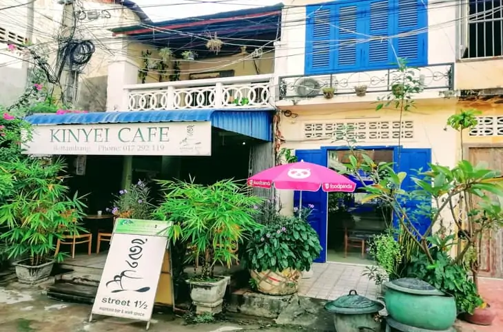 Kinyei coffee shop battambang blog sustainable development soksabike responsible enterprise best coffee